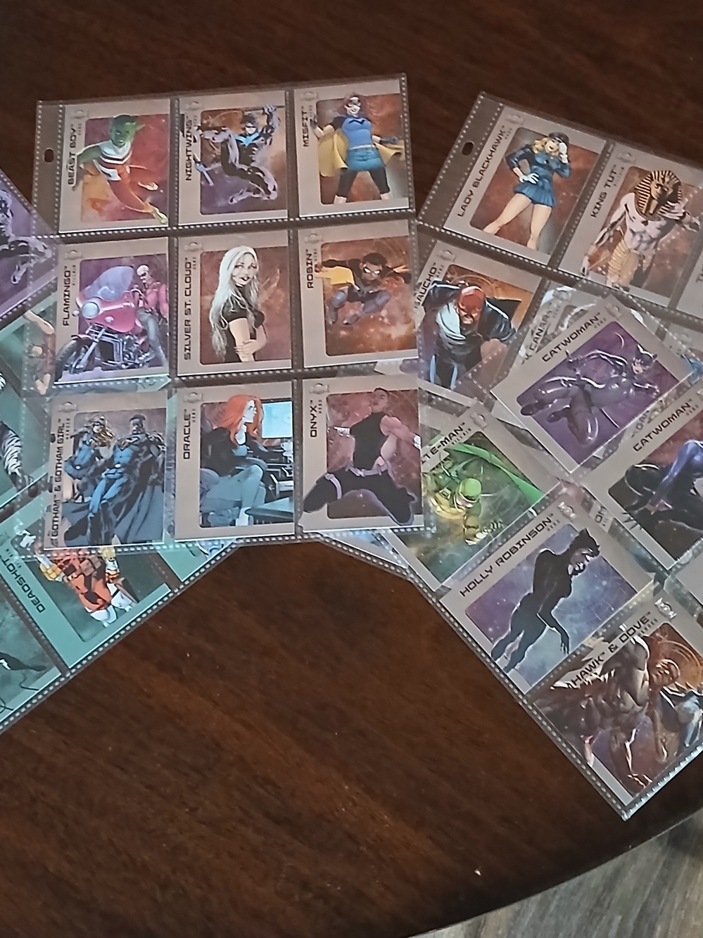34 Card Lot-DC Comics Trading Cards Skybox Metal Universe Batman